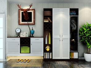 客餐廳裝修效果圖 新實用主義家具效果圖g22987 尚品宅配