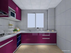 廚房裝修效果圖 新實(shí)用主義廚房效果圖f8226 尚品宅配