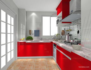 廚房裝修效果圖 新實用主義廚房效果圖f12610 尚品宅配