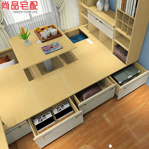 尚品宅配榻榻米升降桌定制c18800w