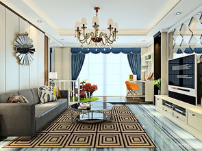 客餐廳裝修效果圖 英倫印象家具效果圖g23693 尚品宅配