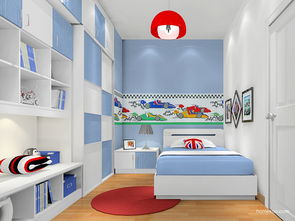兒童房裝修效果圖 男孩的趣青少年房效果圖b17595 尚品宅配
