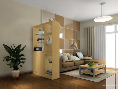 客餐廳裝修效果圖_新實用主義家具效果圖G7527_尚品宅配